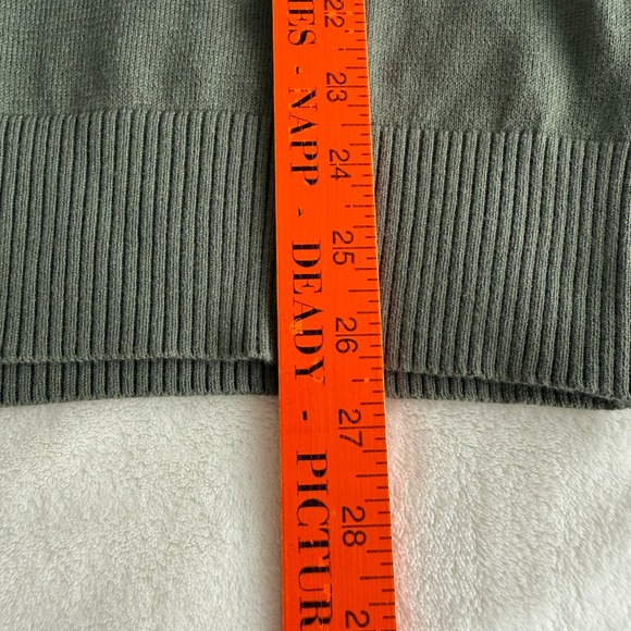 NWT Everlane Men's No-Sweat Sweater Uniform Medium Forest Green Ribbed Crew Neck - Picture 12 of 12